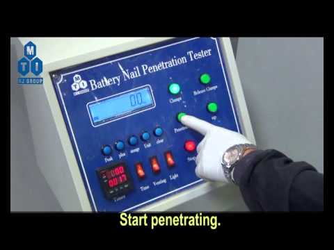 300 kg Pneumatic Nail Penetration Tester for All Types of Li-Ion Batteries - MSK-800-TE9002