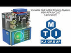 Small Roll to Roll Coater w/ Optional Coating: Blade, Slot Die, Micro Gravure & Laminating - MSK-AFA-MC200