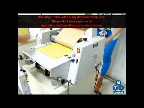 130oC/ 365 mm Width Economic Hot Laminating Press with Two Steel Roller up to 50Kf  - EHX-365