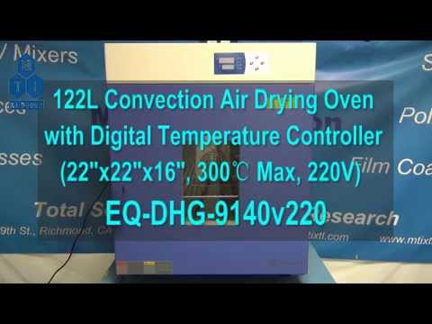 136L Convection Drying Oven with Digital Temperature Controller (22"x22"x18", 250°C Max) - DHG-9140A