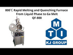 800℃ Rapid Melting and Quenching Furnace From Liquid Phase to Ga Melt  QF-800