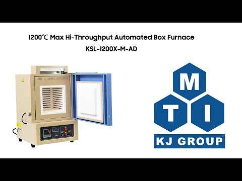1200°C Muffle Furnace with Motorized Door (30x30x30 cm, 27 L) - KSL-1200X-M-AD