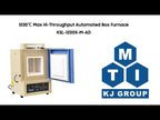 1200°C Muffle Furnace with Motorized Door (30x30x30 cm, 27 L) - KSL-1200X-M-AD