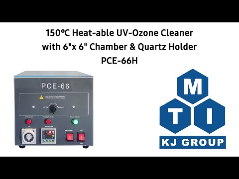 150 Heat-able UV-Ozone Cleaner w/ 6"x 6" Chamber & Quartz Holder- PCE66H