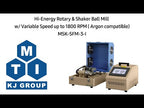 Programmable 1500 RPM High Energy Ball Mill (Glovebox compatible) - MSK-SFM-3-F
