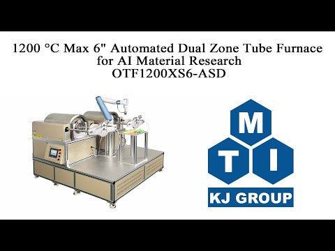 1200 °C Max 6" Automated Tube Furnace for AI Material Research - OTF1200XS6-ASD