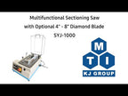 Multifunctional Sectioning Saw with Optional 4" - 8" Diamond Blade - SYJ-1000
