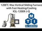 1200°C Max Vertical Sliding Furnace with Fast Heating/Cooling - KSL-1200X-J-Q