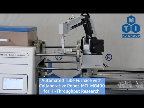1200 °C Max 5" Automated Tube Furnace for AI Material Research - OTF1200XS5-ASD
