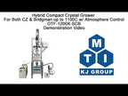 Hybrid Crystal Grower For Both CZ & Bridgman up to 1700°C w/ Atmosphere Control - OTF-1700X-PVT