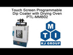 Touch Screen Programmable (1-200 mm/min) Dip Coater with Drying Oven up to 100C - PTL-MMB02