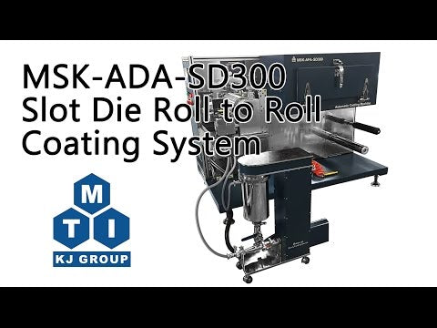 Roll to Roll Coating System (Max. 250mm W) with 3 Optional Coating Heads-MSK-AFA-300