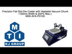Slot Die Sheet Coater w/ Vacuum Chunck (W200XL300 mm) and Optional Heating - MSK-AFA-PD200