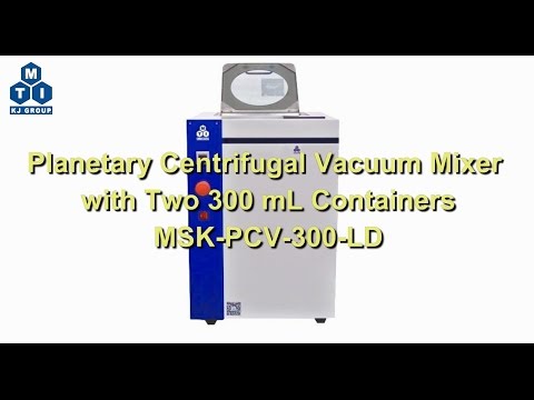 Vac. Planetary Centrifugal Mill & Mixer w/ Two 1000mL Jars & Independent Speed Control - MSK-PCV-2K-LD