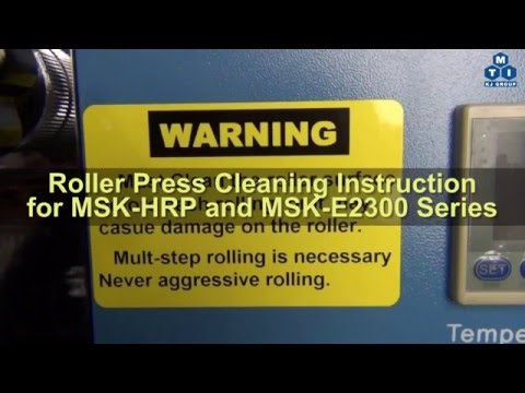 25T R2R Pressure Controlled Rolling Press ( 300mm Width) for Battery Electrodes - MSK-E2300B