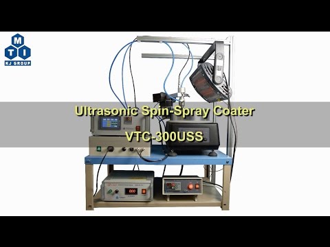 Ultrasonic Spin-Spray Coater (300-3000 rpm, 12" Wafer Max) - VTC-300USS