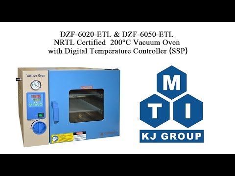 NRTL Certified 53L 200C Vacuum Oven (16x14x15") with Digital Temperature Controller - DZF-6050