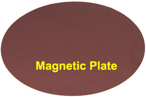 8" Dia.x 0.8 mm Thick. Permanent Magnetic Sheet with PSA Backing - MagnetP8