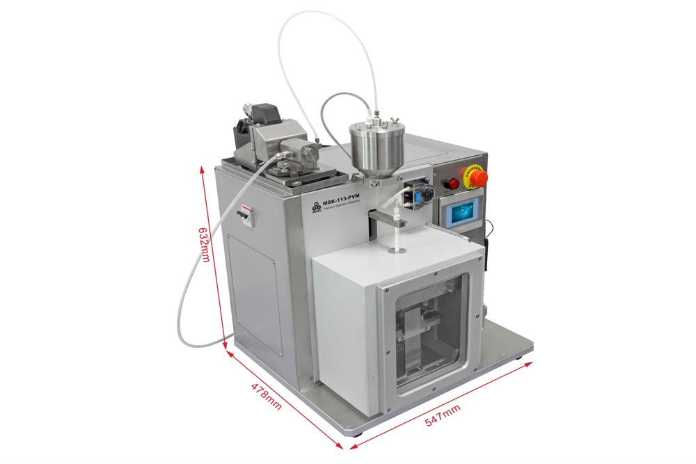 Compact Vacuum Electrolyte Injection System for Pouch and Cylinder Cells - MSK-113-CP