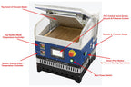 Multi Functional Vacuum Sealer For Pouch Cell ( 340x340x12mm) - MSK-115A-LS