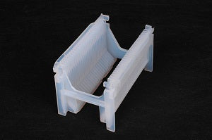 3" diameter PFA wafer carrier (Capacity: 25) for Wafer Cleaning - PFA-3-25