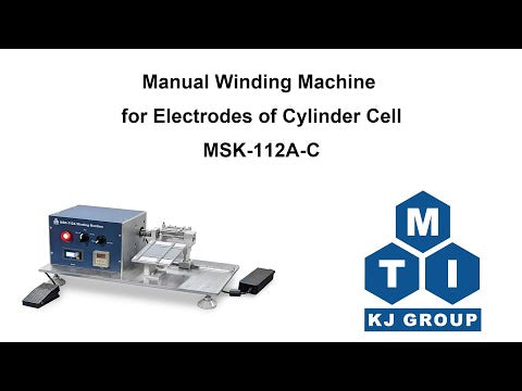 Manual Winding Machine for Electrodes of Cylinder or Prismatic Cell - MSK112A-C