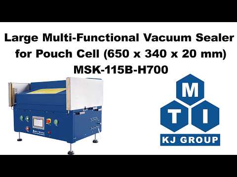 Large Multi-Functional Vacuum Sealer For Pouch Cell ( 680x350x20mm) - MSK-115B-H700