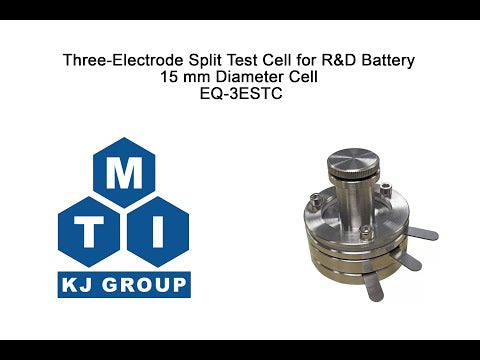 Three-Electrode Split Test Cell for R&D Battery - 15 mm Diameter Cell - 3ESTC