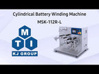 Automatic Winding Machine for 4680 Cylindrical Battery (Up to 50100) with Tabless Structure, MSK-112R-L