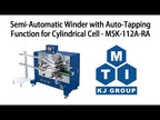 Semi-Automatic Winder with Auto-Taping Function for Cylindrical Cells (eg: 18650, 21700)- MSK-112A-RA
