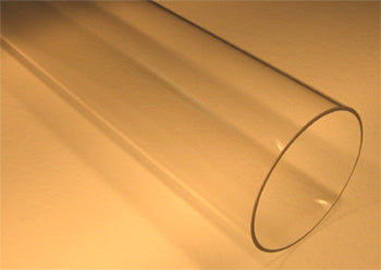 Quartz Tube: 152 OD x 143 ID x 700L mm (6" Dia x 27.6" L) for DIY Tube Furnace-TQH150D700