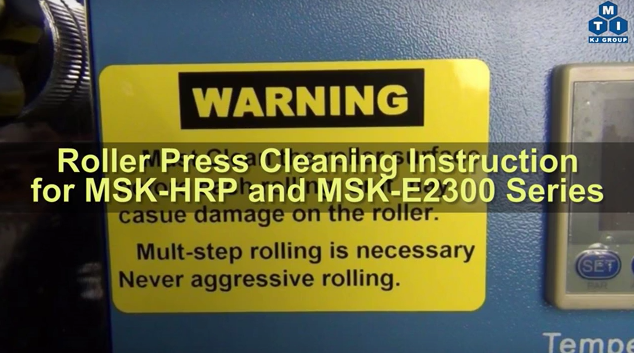 6"W x 3.7" Dia Electric Cold Rolling Press w/ Variable Speed (Ar Glove-box Compatible) - MSK-2150-DC