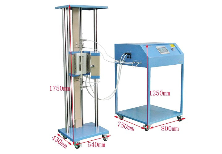 Vertical Tube Furnace for Testing Small Solid Oxide Fuel Cell (D20 mm, 1000°C, SOFC) - OTF-1200X-S-VT-C4