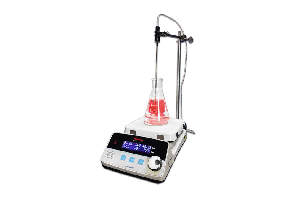 NRTL certified Stirring Hot Plate w/ External Temp. Probe, 7.25 x 7.25" Ceramic Plate Max. 450C - SP-19-LD