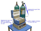 PPM Grade Inert Gas Purifier for De-Humidity (1.2"Dia x 10"L) - PF-H2O-PPM-2