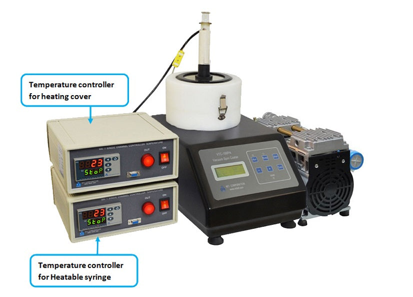 12500 RPM Ultra-Hi Speed Spin Coater for 4" Max w/ Vacuum Chuck- VTC-100PAX